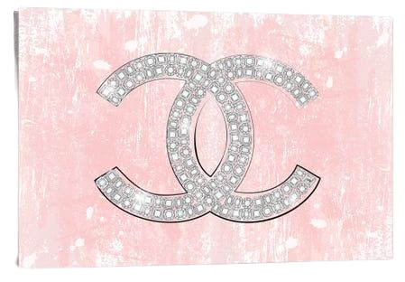 Chanel Pearl Logo I Canvas Art Print by Martina Pavlova | iCanvas