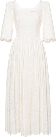 Lucrezia Scalloped Maxi Dress By Lena Hoschek | Moda Operandi