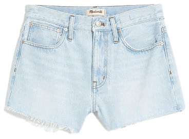 Relaxed Mid-Length Denim Shorts in Essen Wash