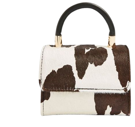 CINDY Black and White Cow Print Mini Cross Body Bag | Topshop