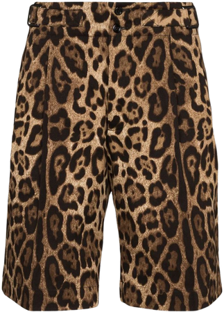 Dolce & Gabbana leopard-print Bermuda Shorts - Farfetch