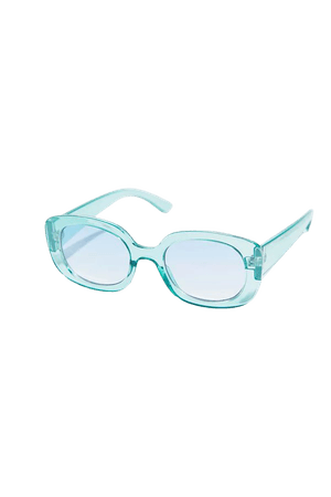 Mila Translucent Rectangle Sunglasses | Urban Outfitters