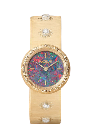 Gold Macri 24mm 18-karat gold, opal and diamond watch | Buccellati | NET-A-PORTER