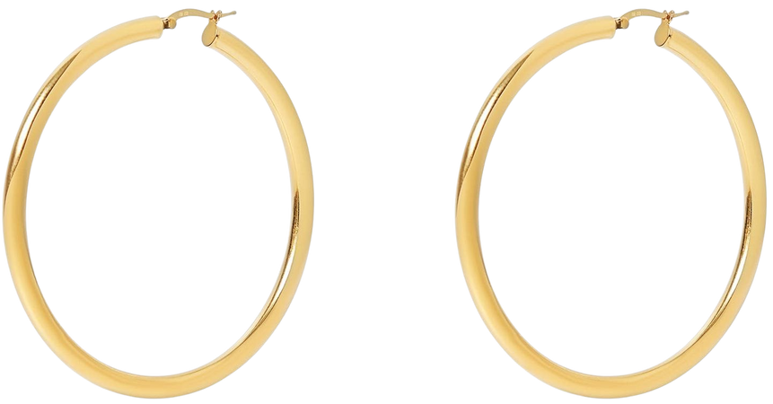 Argento Vivo Sterling Silver Large Tubular Hoop Earrings | Nordstrom