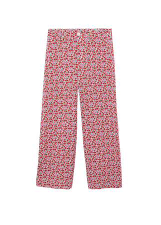 Printed culotte trousers - Women | Mango USA