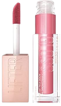 Amazon.com : Maybelline Lifter Gloss, Hydrating Lip Gloss with Hyaluronic Acid, High Shine for Fuller Looking Lips, XL Wand, Petal, Warm Pink Neutral, 0.18 Ounce : Beauty & Personal Care