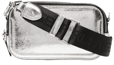 Karl Lagerfeld K/Ikonik 3D leather crossbody bag silver 210W3077290 - Farfetch