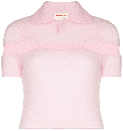 SHUSHU/TONG short-sleeve Knitted Polo Shirt - Farfetch