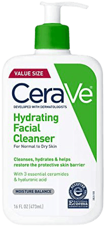 Amazon.com: CeraVe Hydrating Facial Cleanser | Moisturizing Non-Foaming Face Wash with Hyaluronic Acid, Ceramides and Glycerin | 16 Fluid Ounce : Beauty & Personal Care