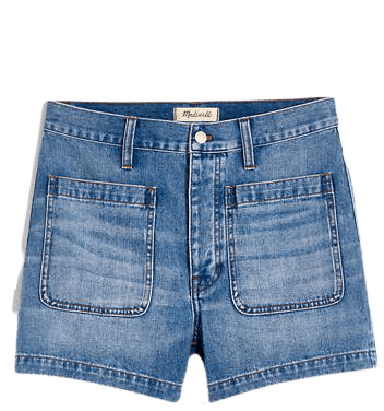The Relaxed Dadjean Short in Parkglen Wash: Patch Pocket Edition