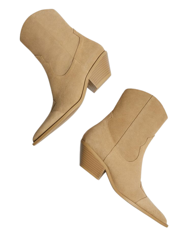 LEATHER Cowboy high-heel ankle boots - Shoes - Woman | Bershka