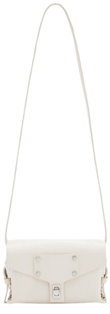 Miro Mini Leather Crossbody Bag DESERT WHITE | ALLSAINTS US