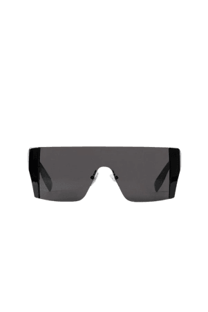 Squared Screen Sunglasses Black | na-kd.com