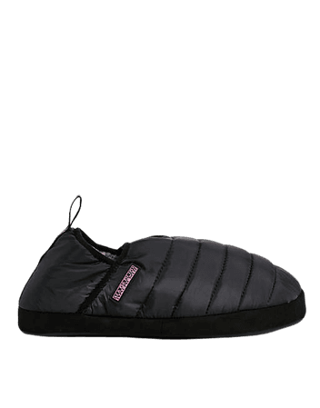 Napapijri Plume padded slippers in black | ASOS