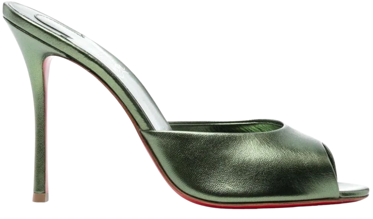 Christian Louboutin Me Dolly 100mm Leather Mules - Farfetch