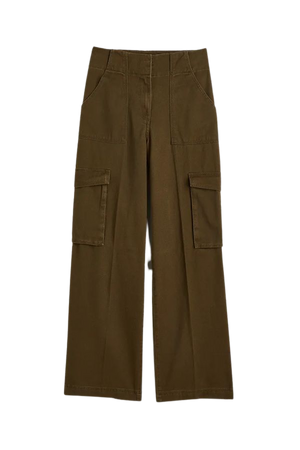 Cargo Pants - Dark khaki green - Ladies | H&M US