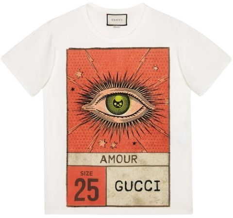 Gucci Amour Eye Print T-shirt - Farfetch