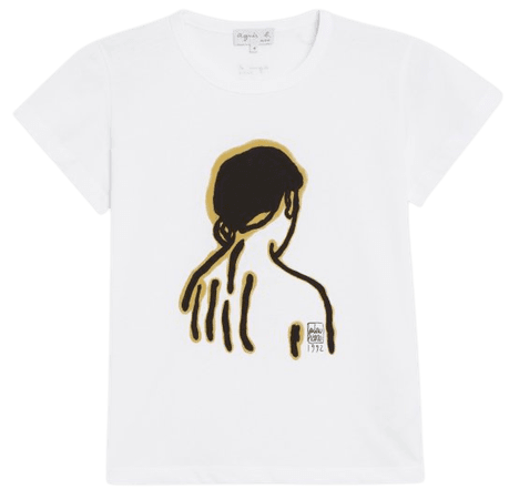 white Loulou Picasso artist Brando t-shirt