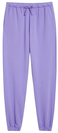 Lilac sporty sweatpants - Lilac - Monki WW