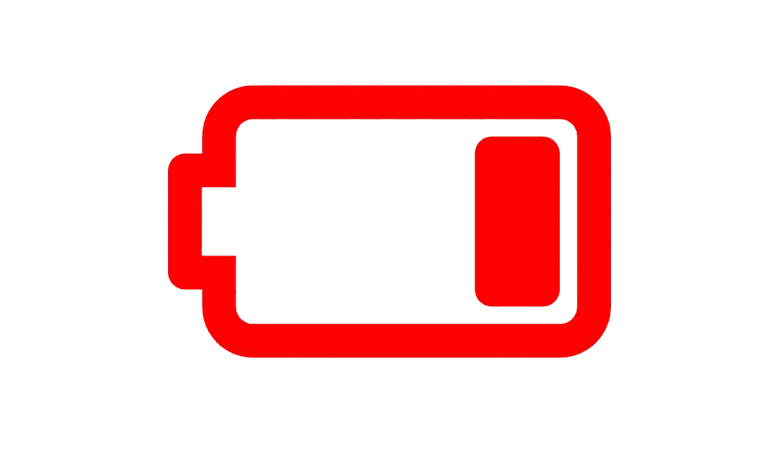 iphone battery icon png red