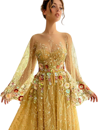 Gilded Glamour Gown