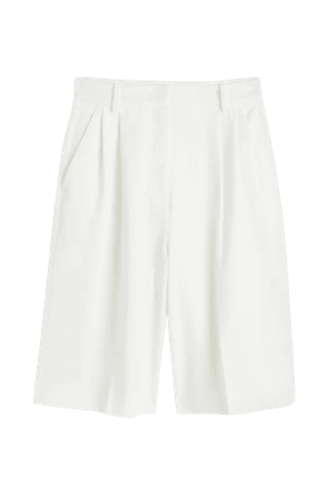Bermuda Shorts - White - Ladies | H&M US