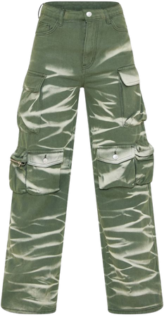 Green cargo pants  PrettyLittleThing USA