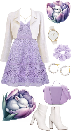 Purple bunny blossom