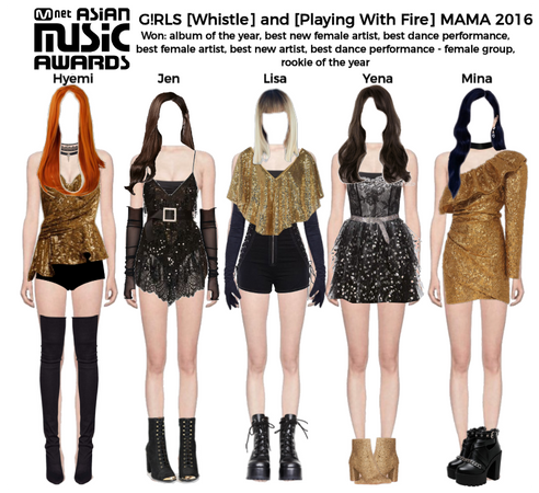 G!RLS [Whistle] and [Playing With Fire] MAMA 2016