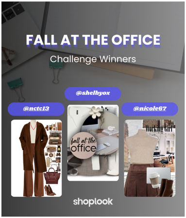 Fall at the office winners