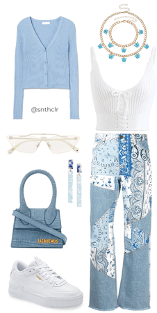 Blue Day Outfit