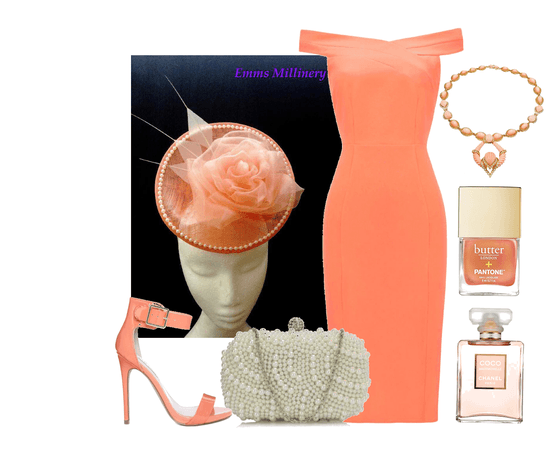 Peaches & Cream by Emms Millinery