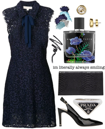 lace black dress