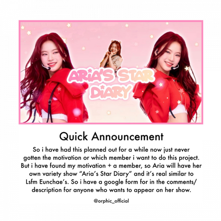 Quick Announcement ‼️