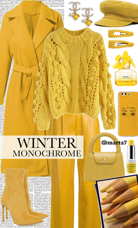 Winter Monochrome: Shades of Yellow