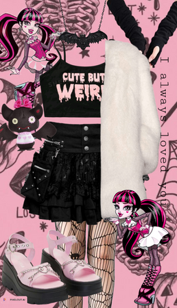 Draculaura aesthetic Outfit