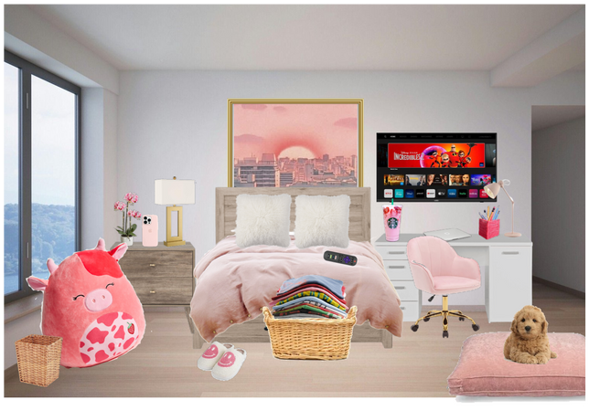 Cute and Preppy Room Idea!