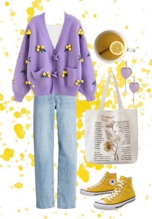 Soft Purple & Lemon Yellow 💜💛