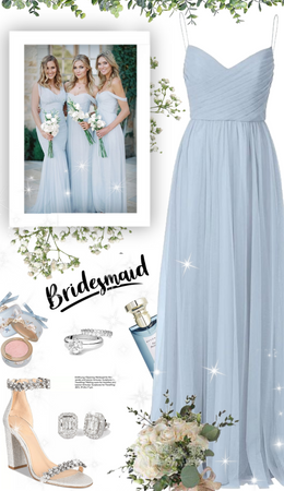 Blue Bridemaid dress