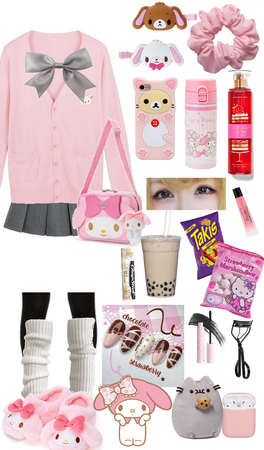 Kawaii pink outfit! 🧁🎀