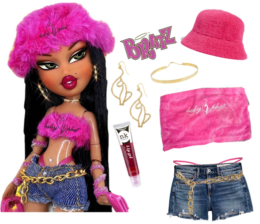 bratz x baby phat pink outfit