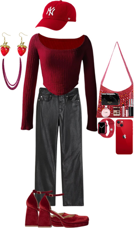 RED | CASUAL RED OUTFIT