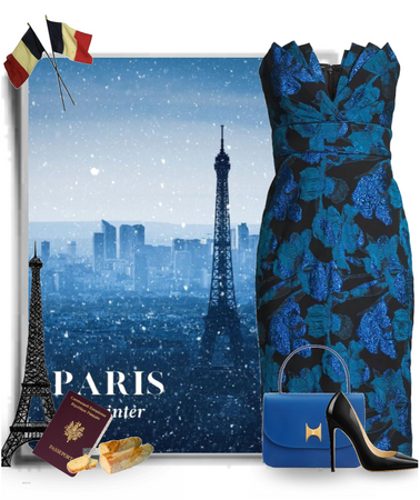Monochromatic Blue: Paris