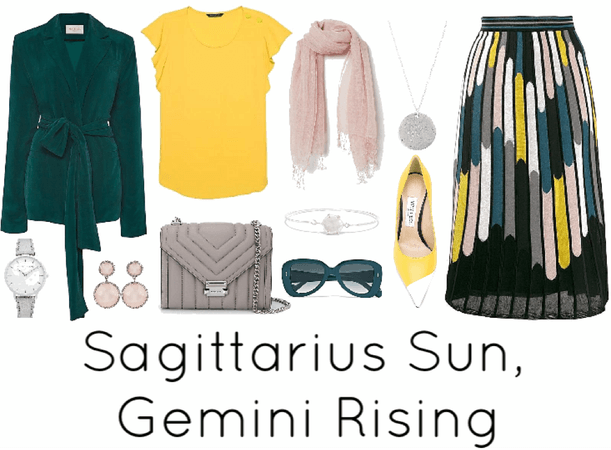 Sagittarius Sun, Gemini Rising