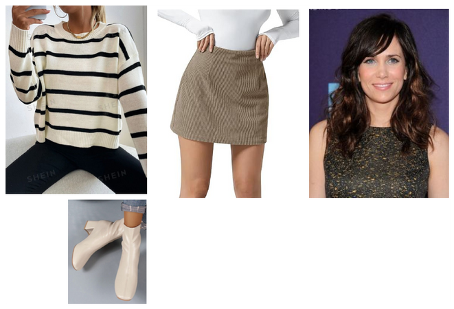 Corduroy Skirt and Sweater