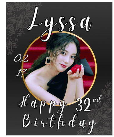 Happy Lyssa Day Poster 2024/3026