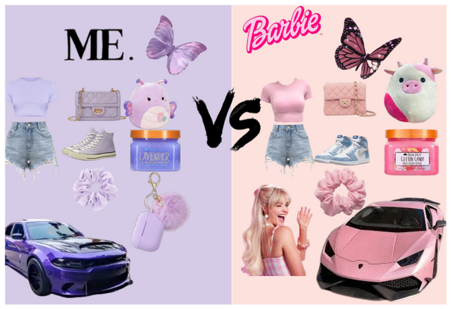 me vs barbie