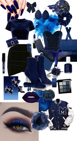 dark blue aesthetic