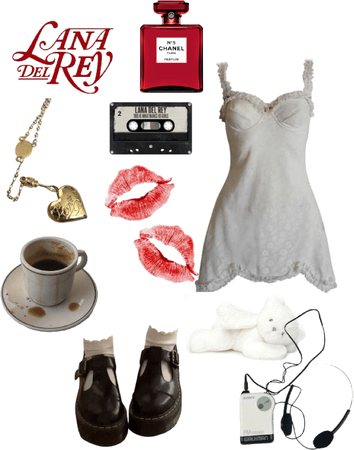 lana del rey aesthetic outfit