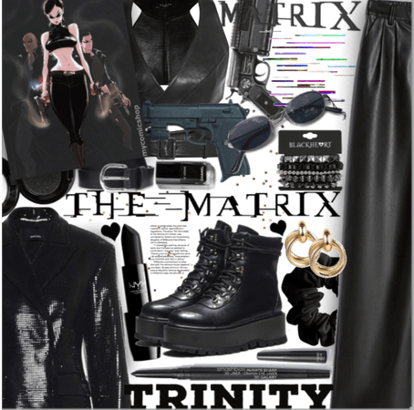 Matrix Trinity , movie inspired costume